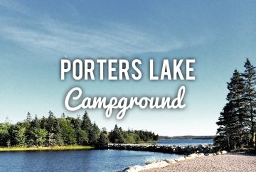 Porters Lake Provincial Park Campground Off-Leash Dog Friendly